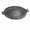 Thunder Group IRTP001, 10x1-inch Cast Iron Heavy-duty Barbecue Plate with Handle, EA