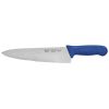 Winco KWP-100U, 10-Inch Stal High Carbon Steel Chef's Knife, Polypropylene Handle, Blue, NSF