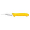 Winco KWP-30Y, 3.25-Inch Stal High Carbon Steel Paring Knife, Polypropylene Handle, Yellow, 2/CS, NSF