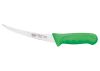 Winco KWP-60G, 6-Inch Stal High Carbon Steel Flexible Curved Boning Knife, Polypropylene Handle, Green, NSF