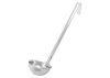 Winco LDIN-6, 6 Oz 10-Inch One Piece Stainless Steel Sauce Ladle, NSF