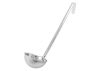 Winco LDIN-8, 8 Oz 10-Inch One Piece Stainless Steel Sauce Ladle, NSF