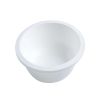 Fineline Settings LPB0722PP.WH, 22 Oz 7-inch ReForm Polypropylene White Low Profile Bowl, 100/CS (Discontinued)