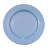 C.A.C. LV-7-LBU, 7.25-Inch Light Blue Stoneware Dinner Plate, 3 DZ/CS