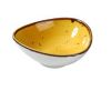 Yanco LY-404YL 5 Oz 4.75x4.375x1.625-Inch Lyon Yellow Porcelain Triangle Yellow Sauce Bowl, 36/CS