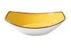 Yanco LY-407YL 10 Oz 7x4.75x1.75-Inch Lyon Yellow Porcelain Oval Yellow Bowl, 24/CS