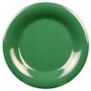 Yanco MS-005GR 5.5-Inch Milestone Melamine Wide Rim Round Green Plate, 48/CS