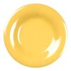 Yanco MS-010YL 10.5-Inch Milestone Melamine Wide Rim Round Yellow Plate, 24/CS
