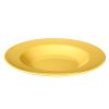 Yanco MS-5809YL 13 Oz Milestone Melamine Round Yellow Pasta Bowl, 24/CS