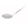 Winco MSS-6.5F, 6.5-Inch Round Strainer with Single Fine Mesh, Stainless Steel