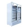 Beverage Air MT53-1W, 54.25-Inch White 2 Section Swing Refrigerated Glass Door Merchandiser