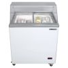 Maxx Cold MXDC-4 White Ice Cream Dipping Cabinet