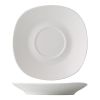 C.A.C. NGA-2, 5.75-Inch Porcelain Square Saucer for NGA-1, 3 DZ/CS