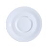 Yanco PA-002 5.5-Inch Paris Porcelain Round Super White Saucer With Smooth Surface, 36/CS