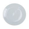 Yanco PA-110 10.5-Inch Paris Porcelain Round Super White Plate With Smooth Surface, DZ