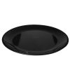Fineline Settings PAV12.BK, 12-inch Platter Pleasers Black Pavilion Round Platter, 25/CS