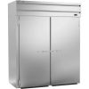 Beverage Air PFI2HC-1AS, 68.88-Inch Top Mounted 2 Section Roll-in Freezer with 2 Left/Right Hinged Solid Doors