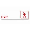 Thunder Group PLIS9307RK, 9x3-inch 'Exit' Information Sign