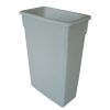 Thunder Group PLTC023G, 23 Gal Plastic Trash Can w/o Lid, Gray