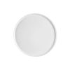 C.A.C. PP-12-R, 12-Inch Porcelain Coupe Pizza Plate with Edge, DZ