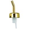 Winco PPW-GD, Whiskey Free Flow Pourer, Golden Collar and Spout, 1 Dozen (Discontinued)