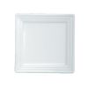 Yanco PL-110 10-Inch Pride Land Porcelain Square Bone White Plate, 24/CS