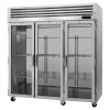 Turbo Air PRO-77H-G 3 Glass Doors Heated Cabinet, 73.9 Cu.Ft.