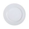 Yanco PS-22 8.25-Inch Piscataway Porcelain Round White Plate, 36/CS