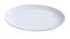 Yanco PS-8-CP 8x5.5-Inch Piscataway Porcelain Round White Coupe Platter, 24/CS