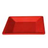 Thunder Group PS3211RD 10 1/4 x 1 Inch Deep Western Passion Red Melamine Square Plate, EA