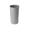 Winco PTCR-22G, 22 Gallon Gray Plastic Round Trash Can