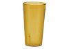 Winco PTP-24A, 24-Ounce Amber Pebbled Tumblers, 12-Piece Pack