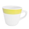 C.A.C. R-1-Y, 7.5 Oz 3.25-Inch Stoneware Yellow Tall Cup, 3 DZ/CS