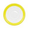 C.A.C. R-2-Y, 6-Inch Stoneware Yellow Saucer for R-1-Y Cup, 3 DZ/CS