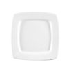 C.A.C. RCN-S5Q, 6-Inch Porcelain Square In Square Plate, 3 DZ/CS