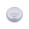 SafePro RDDL8W, Reclosable White Plastic Dome Lid for 8 Oz Hot Paper Cups, 1000/CS