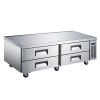 Omcan RE-CN-0072-C, 72-inch Stainless Steel Refrigerated Chef Base, 47 Cu.Ft