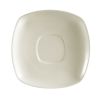 C.A.C. RE-SQ2, 6-Inch Stoneware Square Saucer for RE-SQ1 Cup, 3 DZ/CS