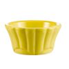 C.A.C. RMK-F6-Y, 6 Oz 4-Inch Porcelain Yellow Floral Ramekin, 3 DZ/CS