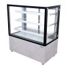 Omcan RS-CN-0371-S, 48-inch Stainless Steel Square Glass Refrigerated Display Case