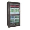 Universal Coolers RW-38 38x30x75-Inch Beverage Cooler, Glass Sliding Doors, Illuminated Top, Remote