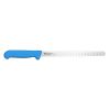 Ambrogio Sanelli SA56028L, 11-Inch Stainless Steel Granton Blade Salmon Slicer with Blue Handle