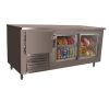 Universal Coolers SC-72-LB-GSD 72x32x36-Inch Undercounter Cooler, Glass Sliding Doors, Self-Contained Lowboy