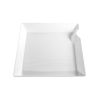 Fineline Settings SE1023.WH, 4-inch SelfEco PLA Compostable White Square Cocktail Plate, 200/CS (Discontinued)