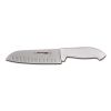 Dexter Russell SG144-7GE-PCP, 7-Inch Duo-Edge Santoku Knife with White Sofgrip Handle, NSF