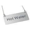 Winco SGN-204, Stainless Steel Chain Sign 