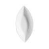 C.A.C. SHA-V3, 2.5 Oz 5.5-Inch Porcelain Swallow Oval Dish, 4 DZ/CS