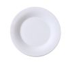 Yanco SI-107 7x0.75-Inch Siena Porcelain Round White Plate, 36/CS
