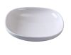 Yanco SI-407 16 Oz 7x1.625-Inch Siena Porcelain Square White Bowl, 24/CS
