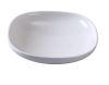 Yanco SI-408 24 Oz 8x1.75-Inch Siena Porcelain Square White Bowl, 24/CS
